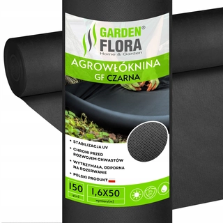 Agrotextília - Agrotextilné mulčovanie (proti burine) GF Agro čierna 160 x 5000 cm 150 g/m²